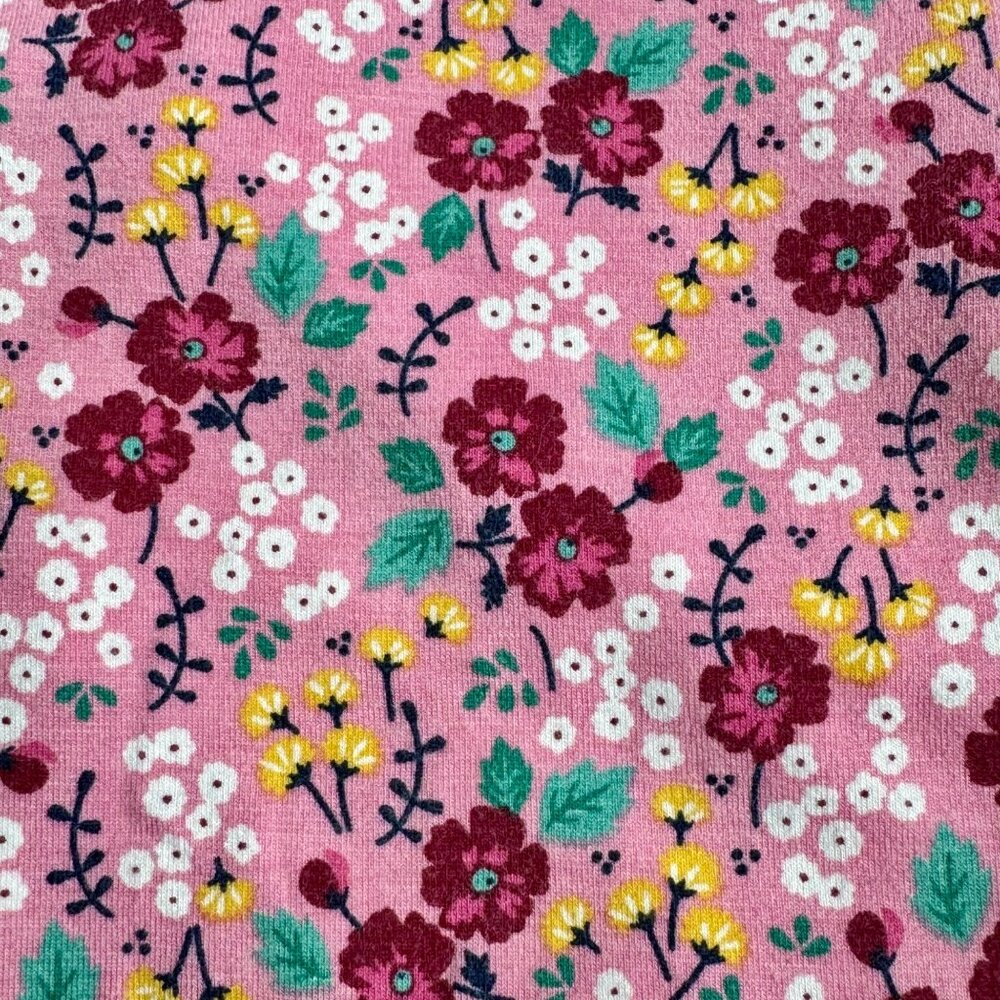 MILKSHAKE Girls Floral Skater Dress 7 Pink Flowers Soft Viscose Spring Girl - Picture 5 of 7